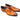 Carrucci Shoes Burnished Wholecut Tassel Loafer in Cognac