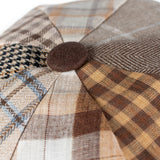 Capas 8 4 Patch Cotton Newsboy Cap