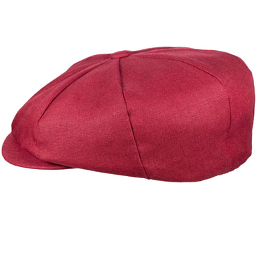Capas Big Apple Linen Newsboy Cap