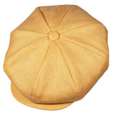 Capas Big Apple Linen Newsboy Cap