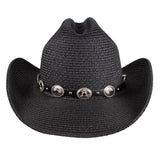 Capas Cattleman Leather Cowboy Hat
