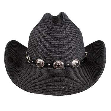 Capas Cattleman Leather Cowboy Hat
