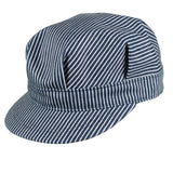 Capas Engineer in Blue Stripe American Cotton Cap