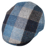 Capas Woodsman Plaid Ivy Italian Wool Flat Cap