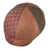 Capas Broker in Multi-Tweed Italian Tweed Newsboy Cap