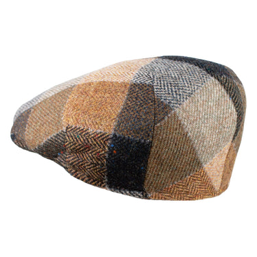 Capas Woodsman Plaid Ivy Italian Wool Flat Cap