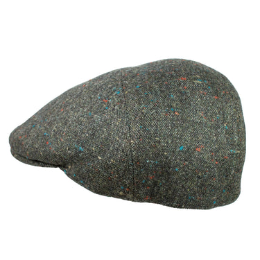 Capas Piedmont in Olive Tweed Italian Newsboy Cap