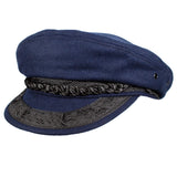 Capas Fisherman Greek Wool Flat Cap