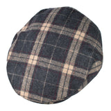 Capas Dublin Plaid Ivy Irish Tweed Flat Cap