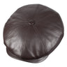 Capas Italian Leather Newsboy Cap