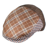Capas Bellagio Italian Tweed Flat Cap