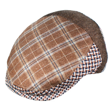 Capas Bellagio Italian Tweed Flat Cap