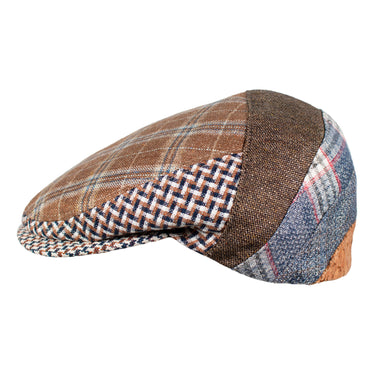 Capas Bellagio Italian Tweed Flat Cap