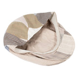 Capas Ivy in Multi Patch Italian Cotton Newsboy Cap
