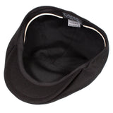 Capas London Solid Cotton Newsboy Cap