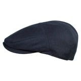 Capas London Solid Cotton Newsboy Cap