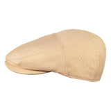 Capas London Solid Cotton Newsboy Cap