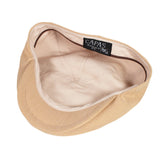 Capas London Solid Cotton Newsboy Cap