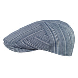 Capas London Stripe Cotton Newsboy Cap