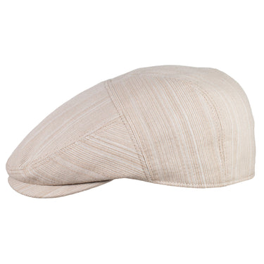 Capas London Stripe Cotton Newsboy Cap