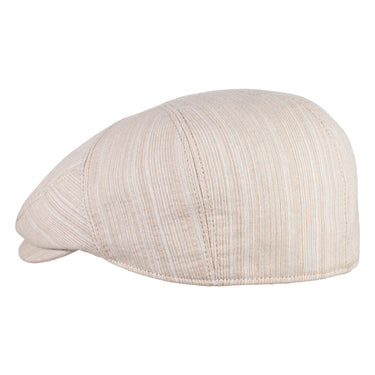 Capas London Stripe Flat Cap