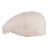 Capas London Stripe Cotton Newsboy Cap