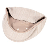 Capas London Stripe Flat Cap