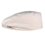 Capas Seersucker Ivy Linen Newsboy Cap