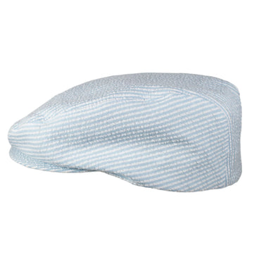 Capas Seersucker Ivy Linen Newsboy Cap