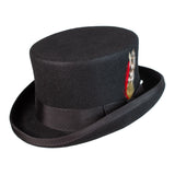 Capas Top in Black Wool Hat