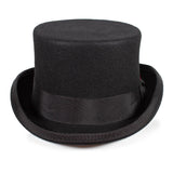 Capas Top in Black Wool Hat
