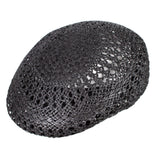 Capas Vented Ascot Straw Flat Cap