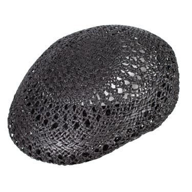 Capas Vented Ascot Straw Flat Cap