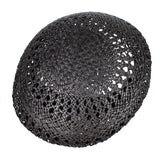 Capas Vented Ascot Straw Flat Cap