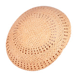 Capas Vented Ascot Straw Flat Cap