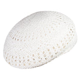 Capas Vented Ascot Straw Flat Cap
