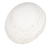Capas Vented Ascot Straw Flat Cap