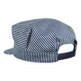 Capas Engineer in Blue Stripe American Cotton Cap
