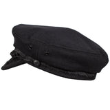 Capas Fisherman Greek Wool Flat Cap