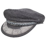 Capas Fisherman Greek Wool Flat Cap