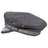 Capas Fisherman Greek Wool Flat Cap