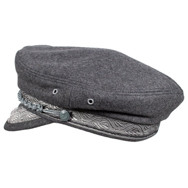 Capas Fisherman Greek Wool Flat Cap