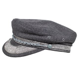 Capas Fisherman Greek Wool Flat Cap