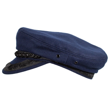 Capas Fisherman Greek Wool Flat Cap