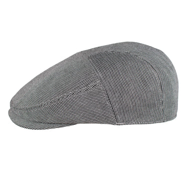 Capas London Stripe Flat Cap