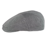 Capas London Stripe Cotton Newsboy Cap