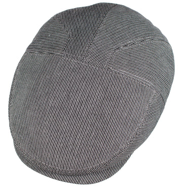 Capas London Stripe Cotton Newsboy Cap