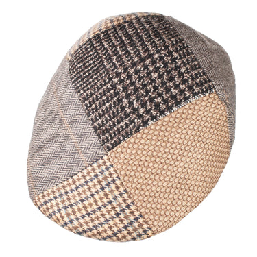 Capas Pub Patchwork Wool Flat Cap