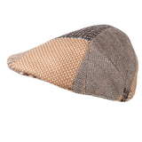 Capas Pub Patchwork Wool Flat Cap