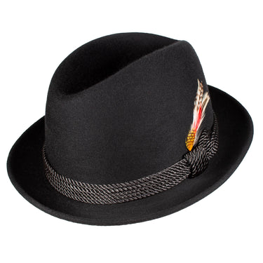 Capas Rapper Silk Finish Wool Felt Fedora
